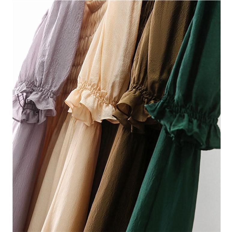 ワンピース 半袖 春 夏 レディース ロングワンピース プリーツ ミディアム丈 ひざワンピース カジュアル風 体型カバー 無地 ドレス 着痩せ 40代 ワンピース 半袖 春 夏 レディース ロングワンピース プリーツ ミディアム丈 ひざワンピース カジュアル風 体型カバー 無地 ドレス 着痩せ 40代