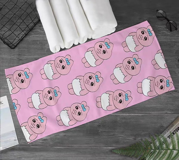 Qoo10] おぱんちゅうさぎ漫画カスタムバスタオルタ