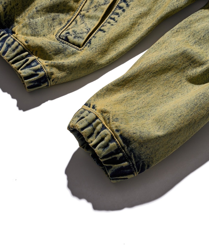 【AECA WHITE】 PIGMENT DYED DENIM JACKET : INDIGO YELLOW