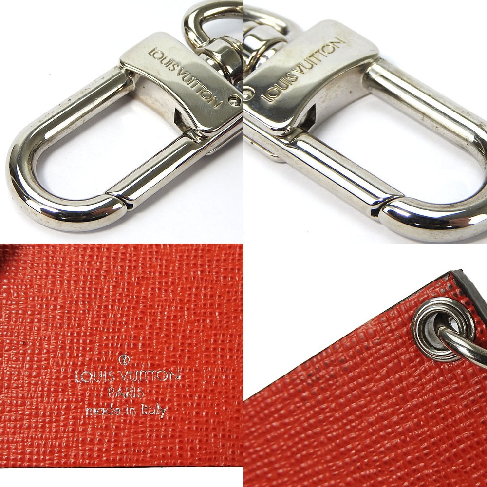【中古】ルイヴィトン キーリング キーホルダー エピプティット マル M00005 トランク レッド ブラック 普段使い 小物 シンプル バッグ チャーム レディース 女性 LOUIS VUIT