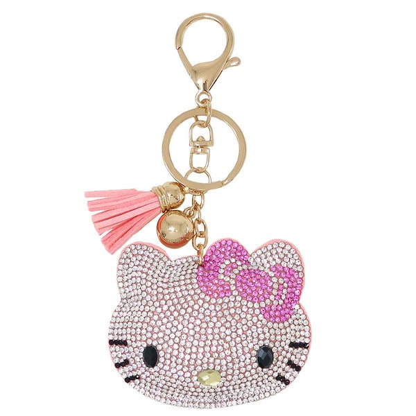 Qoo10] サンリオ ハローキティ キーリング キラキラレザー