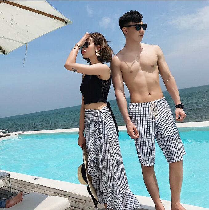 カップル水着 送料無料 女性 パッド付き ペア水着 韓国風 4点セット サーフパンツ お揃い タンキニ 水泳 美胸 ビキニ 水着 ミズギ 大人 オシャレ 体型カバー 小胸 みずぎ レディース/メンズ カップル水着 送料無料 女性 パッド付き ペア水着 韓国風 4点セット サーフパンツ お揃い タンキニ 水泳 美胸 ビキニ 水着 ミズギ 大人 オシャレ 体型カバー 小胸 みずぎ レディース/メンズ