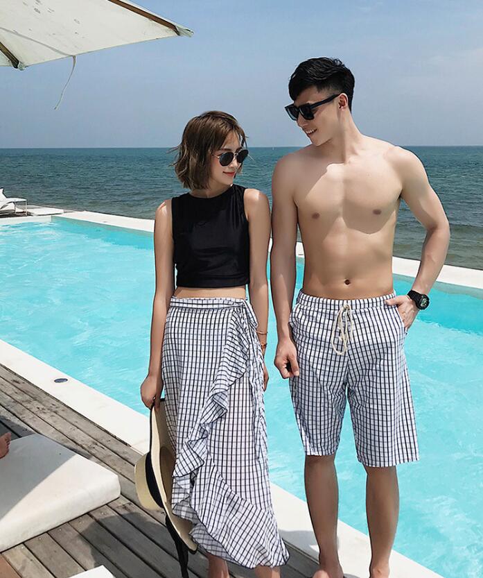 カップル水着 送料無料 女性 パッド付き ペア水着 韓国風 4点セット サーフパンツ お揃い タンキニ 水泳 美胸 ビキニ 水着 ミズギ 大人 オシャレ 体型カバー 小胸 みずぎ レディース/メンズ カップル水着 送料無料 女性 パッド付き ペア水着 韓国風 4点セット サーフパンツ お揃い タンキニ 水泳 美胸 ビキニ 水着 ミズギ 大人 オシャレ 体型カバー 小胸 みずぎ レディース/メンズ