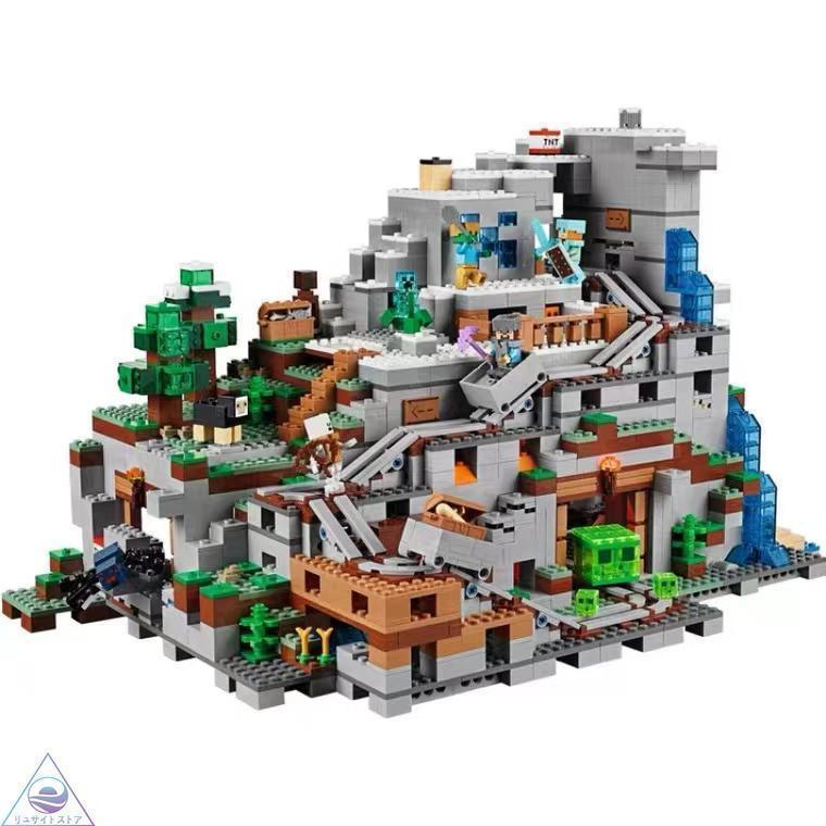 インクラフト 山の洞窟 大人気ミニフィグ レゴ互換品 豪華セット マイクラ ブロック Minecraft ザマウンテン洞窟 プレゼント レゴ互換 2688+PCS