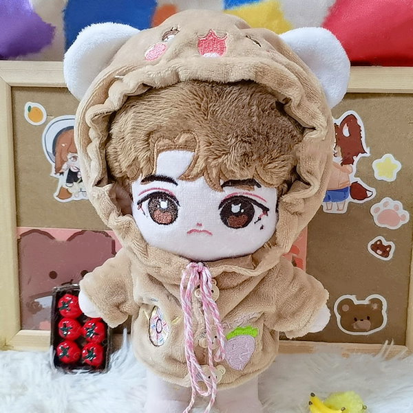 Qoo10] 20cm ミニ洋服 6カラー ぬいぐるみ