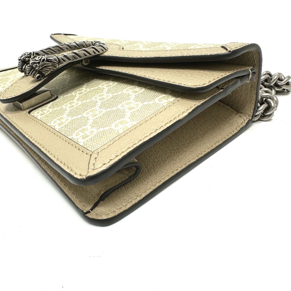 ショルダーバッグ 499623 GG ディオニュソス チェーン カバン GGスプリームキャンバス ベージュ ショルダーバッグ 499623 GG ディオニュソス チェーン カバン GGスプリームキャンバス ベージュ