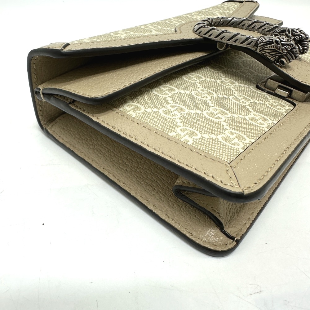 ショルダーバッグ 499623 GG ディオニュソス チェーン カバン GGスプリームキャンバス ベージュ ショルダーバッグ 499623 GG ディオニュソス チェーン カバン GGスプリームキャンバス ベージュ