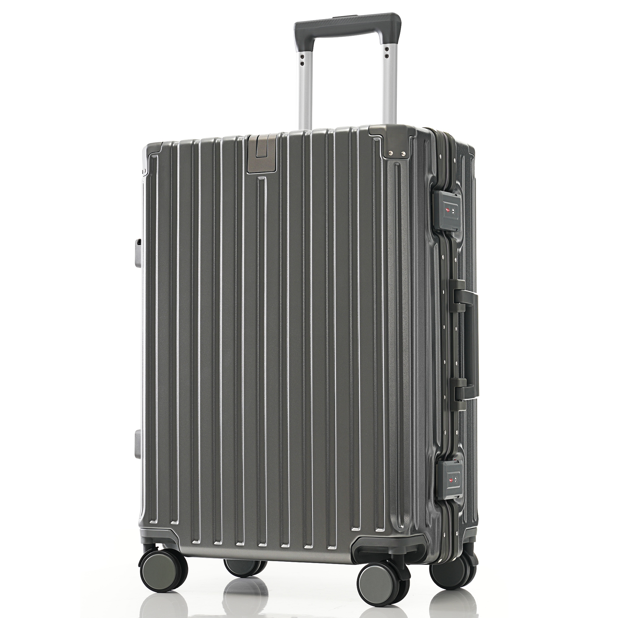 【2枚購入で100円OFF】スーツケース キャリーケース キャリーバッグ Lサイズ フレームタイプ アルミ USBポート付き カップホルダー フック式底足 リンクホルダー 軽量 おしゃれ 電車 静音 【2枚購入で100円OFF】スーツケース キャリーケース キャリーバッグ Lサイズ フレームタイプ アルミ USBポート付き カップホルダー フック式底足 リンクホルダー 軽量 おしゃれ 電車 静音