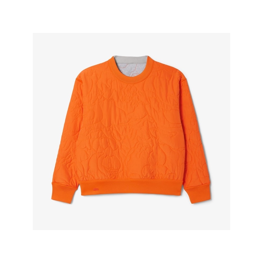 LACOSTE 女性用フラワーパターンリバーシブルパッド入りスウェットシャツ SF2686-54N 2KQ Q2NSF2686-54N2KQ LACOSTE 女性用フラワーパターンリバーシブルパッド入りスウェットシャツ SF2686-54N 2KQ Q2NSF2686-54N2KQ