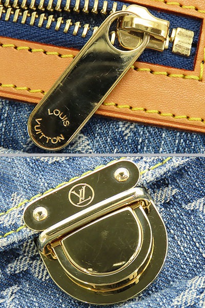 超美品ルイヴィトンモノグラムデニムバギーPMショルダーバッグハンドバッグロングショルダーストラップ付レザーM95049 超美品ルイヴィトンモノグラムデニムバギーPMショルダーバッグハンドバッグロングショルダーストラップ付レザーM95049