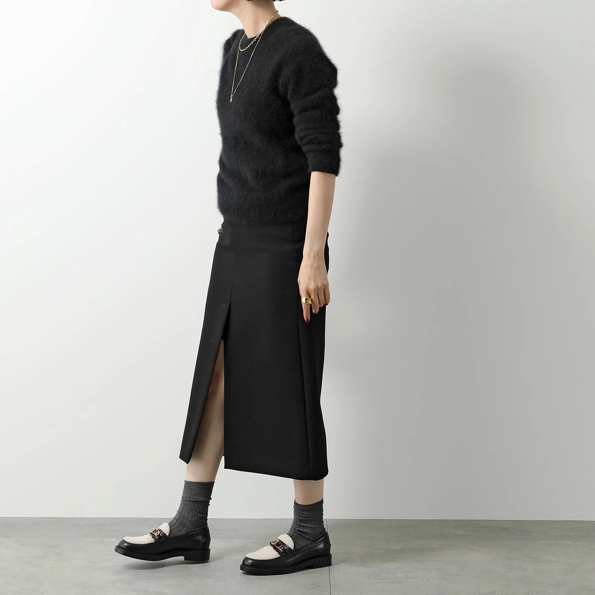 TODS トッズ ローファー T TIMELESS Tタイムレス XXW59C0HN3099A レディース ボア ムートン レザー シューズ 靴 1193/NE