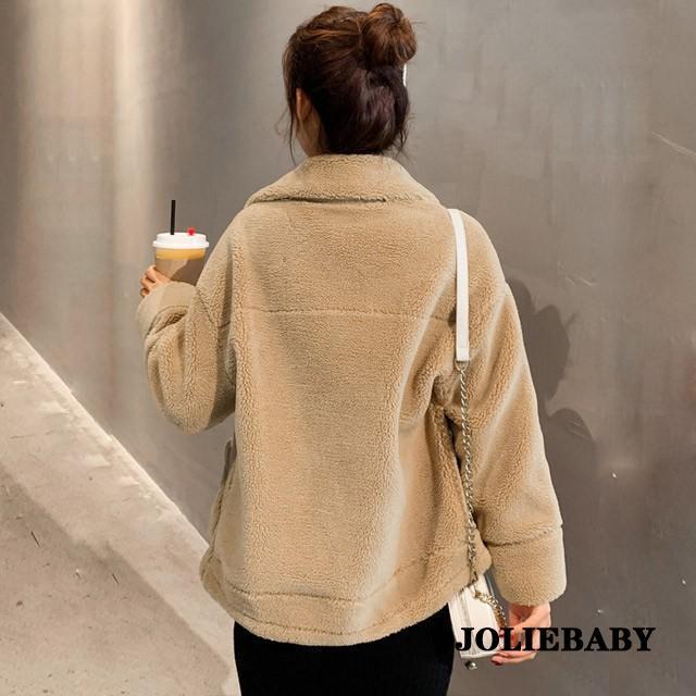 ムートンコート レディース ジャケット 無地 厚手 暖かい ムートンジャケット 20代 ボア 冬アウター 冬コート グリーン カーキ ホワイト mdprevattcaulkingandwaterproofing.com