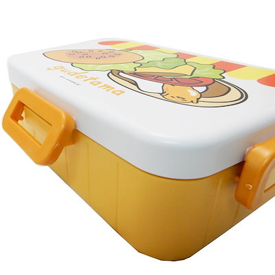 Qoo10] ぐでたま お弁当箱 4点 ロック ランチ : キッチン用品