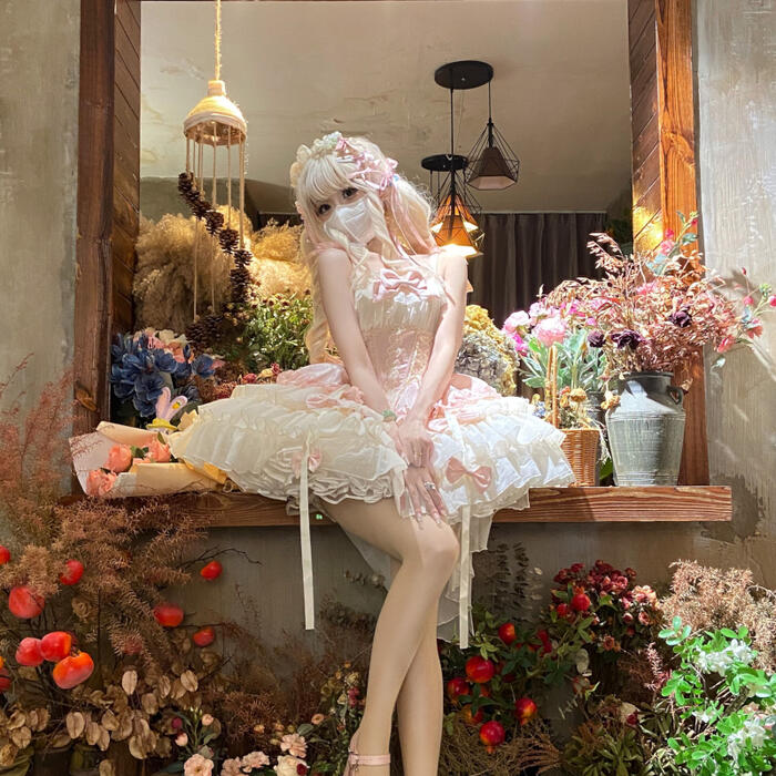 ロリィタ Lolita ロリータドレス ゆめかわいい ジャンスカ ミニ丈 ジャンパースカート ダンス 姫様 ゴージャス ゴスロリ 甘ロリ ワンピース レース リボン フリル 可愛い 清楚 レディース ロリィタ Lolita ロリータドレス ゆめかわいい ジャンスカ ミニ丈 ジャンパースカート ダンス 姫様 ゴージャス ゴスロリ 甘ロリ ワンピース レース リボン フリル 可愛い 清楚 レディース