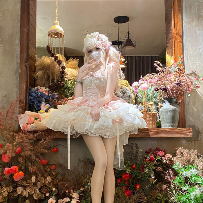 ロリィタ Lolita ロリータドレス ゆめかわいい ジャンスカ ミニ丈 ジャンパースカート ダンス 姫様 ゴージャス ゴスロリ 甘ロリ ワンピース レース リボン フリル 可愛い 清楚 レディース ロリィタ Lolita ロリータドレス ゆめかわいい ジャンスカ ミニ丈 ジャンパースカート ダンス 姫様 ゴージャス ゴスロリ 甘ロリ ワンピース レース リボン フリル 可愛い 清楚 レディース