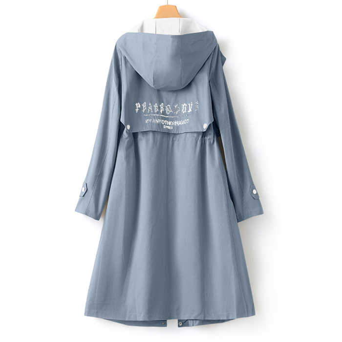 スプリングコート フード付き レディース トレンチ コート ロング 春物 春服 ロング丈 春トレンチ コート アウター マウンテンコート 大きいサイズ カジュアル 大人 体型カバー 刺繍 春 秋 ママ スプリングコート フード付き レディース トレンチ コート ロング 春物 春服 ロング丈 春トレンチ コート アウター マウンテンコート 大きいサイズ カジュアル 大人 体型カバー 刺繍 春 秋 ママ