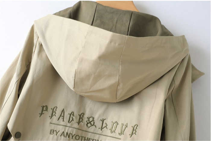 スプリングコート フード付き レディース トレンチ コート ロング 春物 春服 ロング丈 春トレンチ コート アウター マウンテンコート 大きいサイズ カジュアル 大人 体型カバー 刺繍 春 秋 ママ スプリングコート フード付き レディース トレンチ コート ロング 春物 春服 ロング丈 春トレンチ コート アウター マウンテンコート 大きいサイズ カジュアル 大人 体型カバー 刺繍 春 秋 ママ