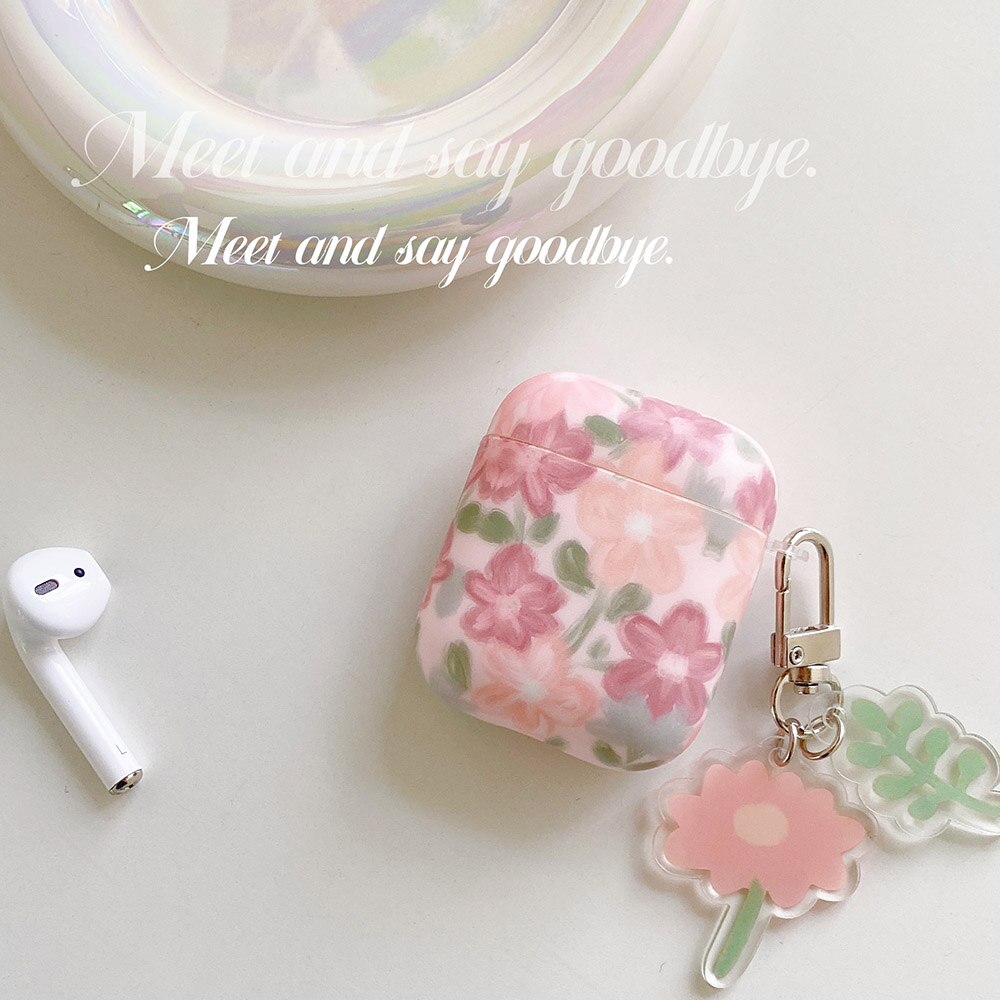 油絵の花キーホルダーairpodsため1 2 3ケースマットairpodsプロ2ワイヤレスイヤホンの 油絵の花キーホルダーairpodsため1 2 3ケースマットairpodsプロ2ワイヤレスイヤホンの