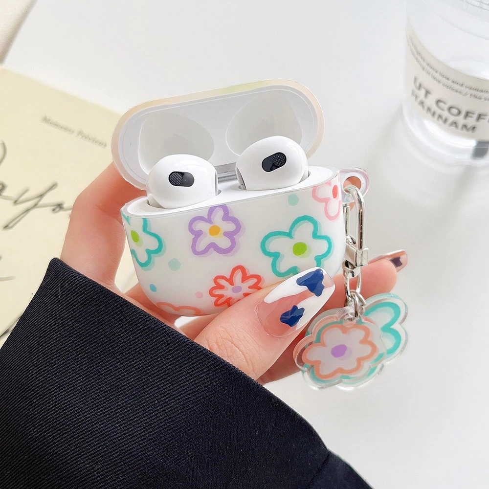油絵の花キーホルダーairpodsため1 2 3ケースマットairpodsプロ2ワイヤレスイヤホンの 油絵の花キーホルダーairpodsため1 2 3ケースマットairpodsプロ2ワイヤレスイヤホンの