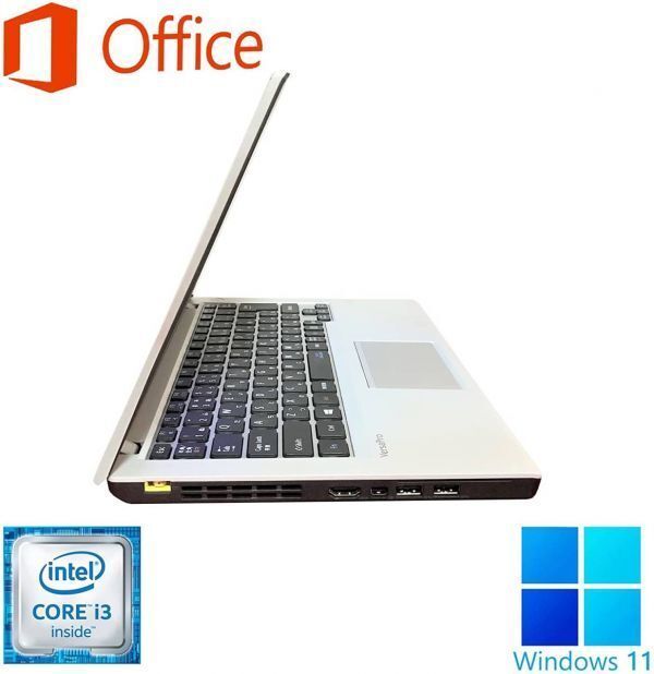【MOS試験対策PC】 NEC VK23 Windows11 大容量メモリー:8GB 大容量SSD:512GB 12.1型 Office 2019 & MOS試験参考書付き