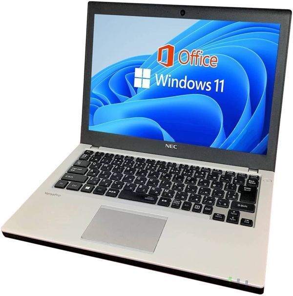 【MOS試験対策PC】 NEC VK23 Windows11 大容量メモリー:8GB 大容量SSD:512GB 12.1型 Office 2019 & MOS試験参考書付き