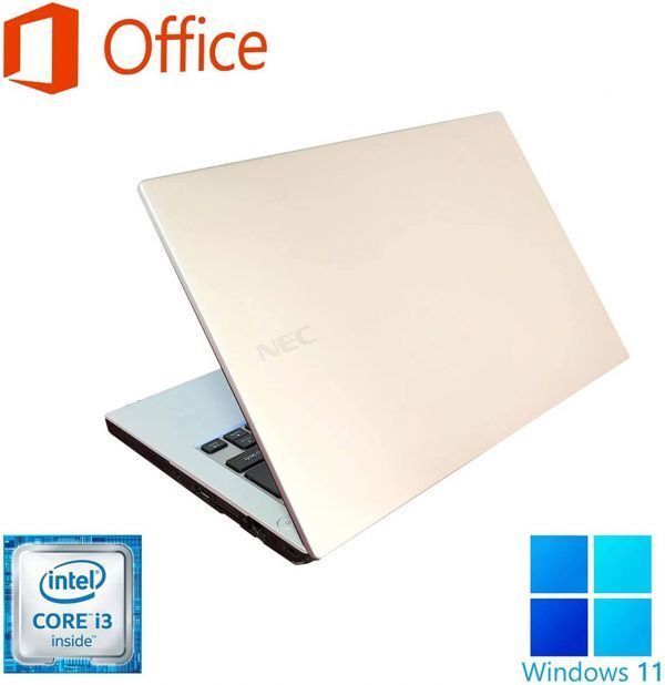 【MOS試験対策PC】 NEC VK23 Windows11 大容量メモリー:8GB 大容量SSD:512GB 12.1型 Office 2019 & MOS試験参考書付き