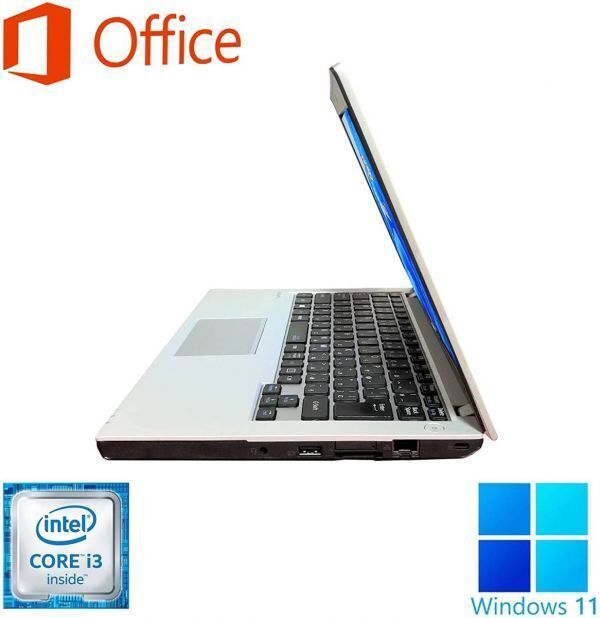【MOS試験対策PC】 NEC VK23 Windows11 大容量メモリー:8GB 大容量SSD:512GB 12.1型 Office 2019 & MOS試験参考書付き