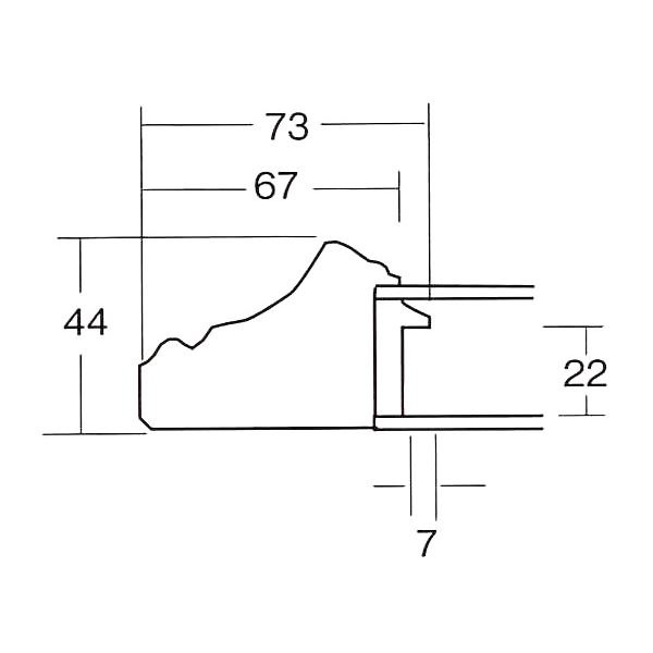 額縁 フレーム P15サイズ 652mmx500mm シャンペンゴールド 紐付 樹脂製 3455N 額縁 フレーム P15サイズ 652mmx500mm シャンペンゴールド 紐付 樹脂製 3455N