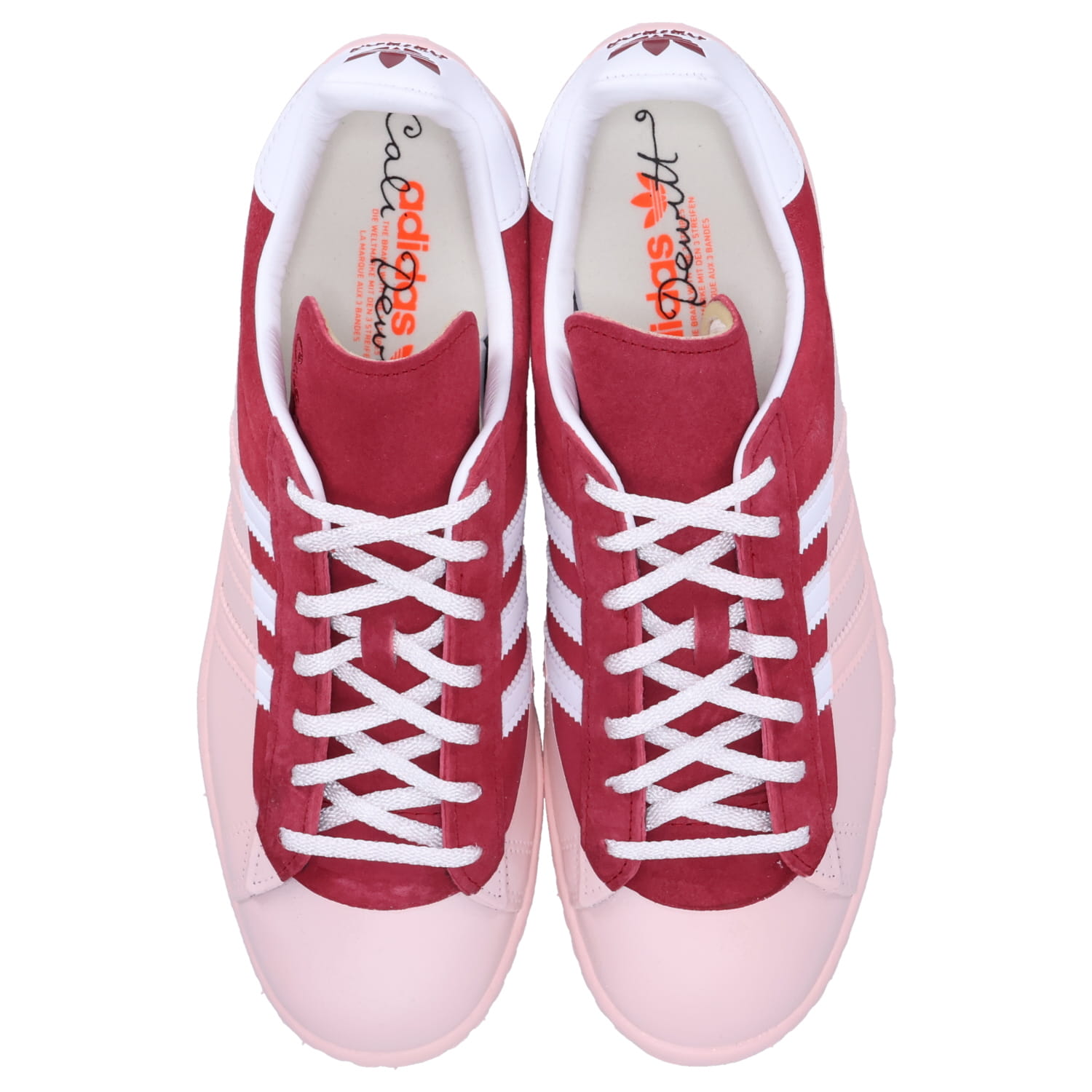 スニーカー キャンパス 80s メンズ カリ デウィット コラボ バーガンディー IG3138