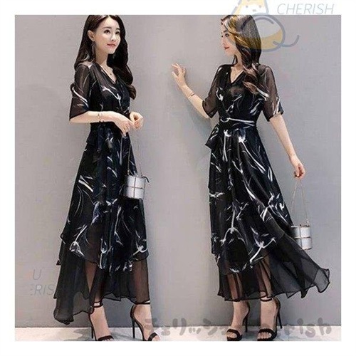 パーティードレス 結婚式 ワンピース 大きいサイズ 半袖 フォーマル ロングワンピース お呼ばれ ドレス 女性 二次会 レディース 20代 30代 40代 卒業式