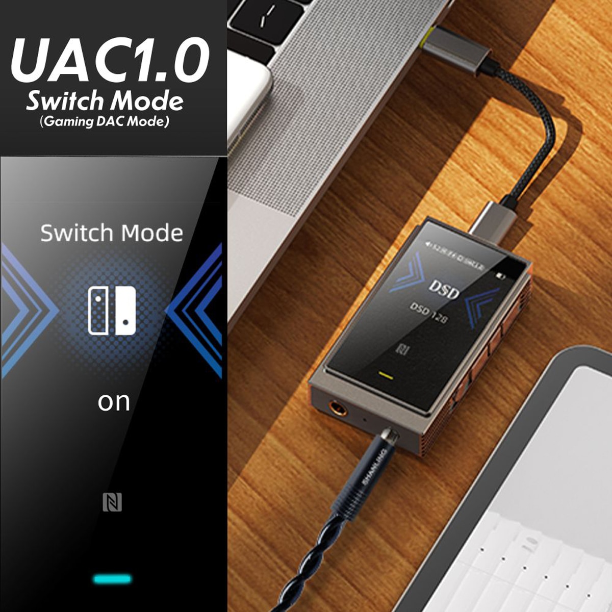 シャンリン UP6-GRY マルチファンクションBluetooth DAC/AMP（グレー） UP6GRY