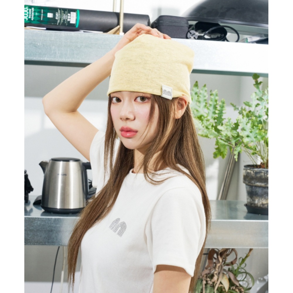 新品ではありません Nn Label ベーシックビーニーイエロー_2
