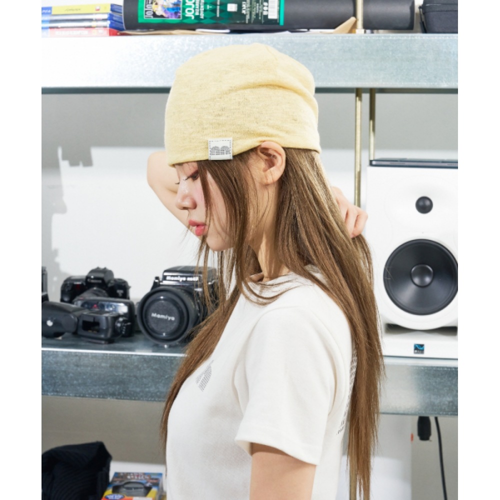 新品ではありません Nn Label ベーシックビーニーイエロー_3