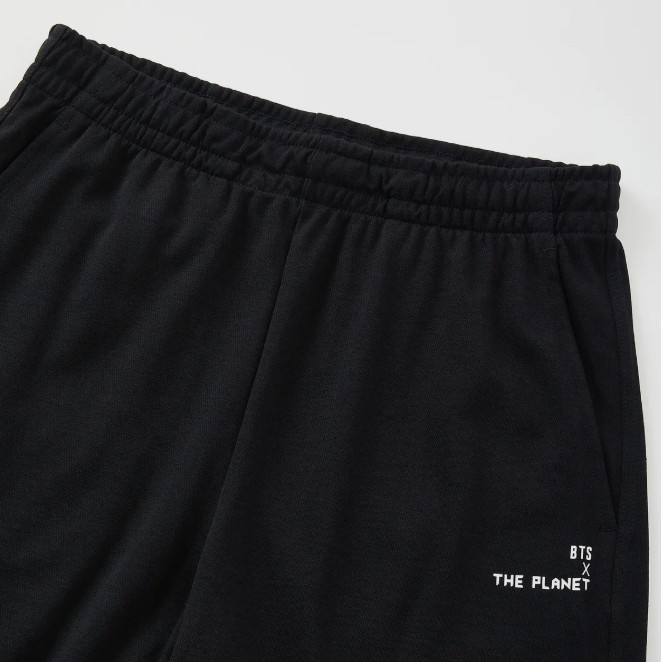 【公式】[IKALOOK] BTS X THE PLANET Elastic Shorts 2 Color BTSザプラネット バンディングショーツ（2色：グレー・ブラック）