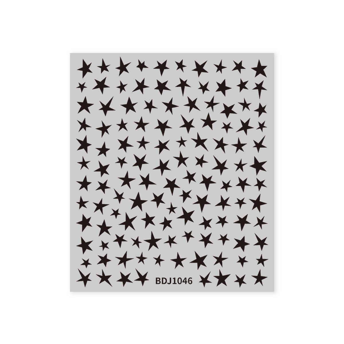 【1点ご購入 で10点プレゼントいたします】金銀星ネイルシール洗練されたミニチェック柄バックテープネイルアートシール