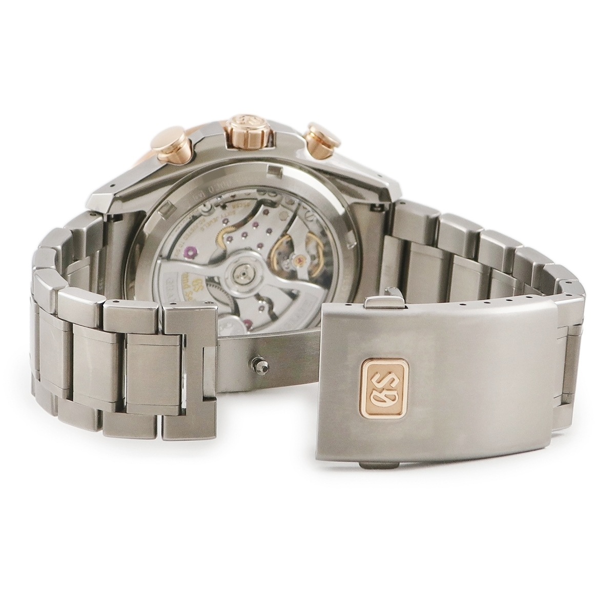 エボリューション9 コレクション SLGC004 9SC5-00C0 自動巻き メンズ 新品同様 K18PG×チタン 限定 3年保証 エボリューション9 コレクション SLGC004 9SC5-00C0 自動巻き メンズ 新品同様 K18PG×チタン 限定 3年保証