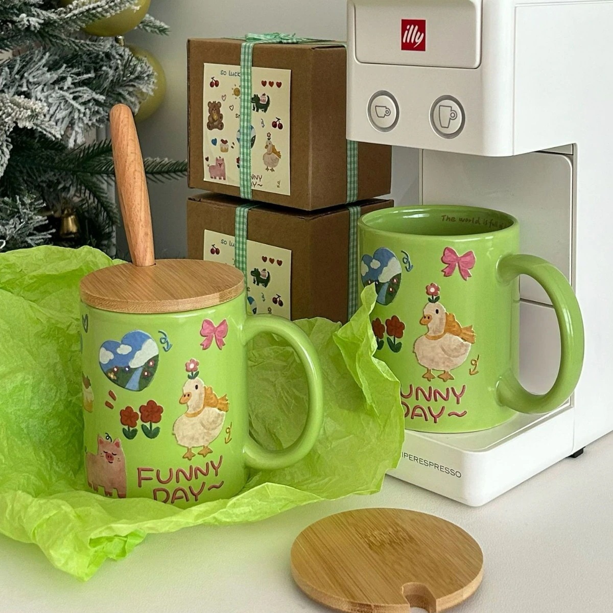 【20点セット】【送料無料】insかわいい子供向けキャラクター落書き陶磁器カップ朝食カップコーヒーカップ大容量マグカップギフトボックス入り 【20点セット】【送料無料】insかわいい子供向けキャラクター落書き陶磁器カップ朝食カップコーヒーカップ大容量マグカップギフトボックス入り