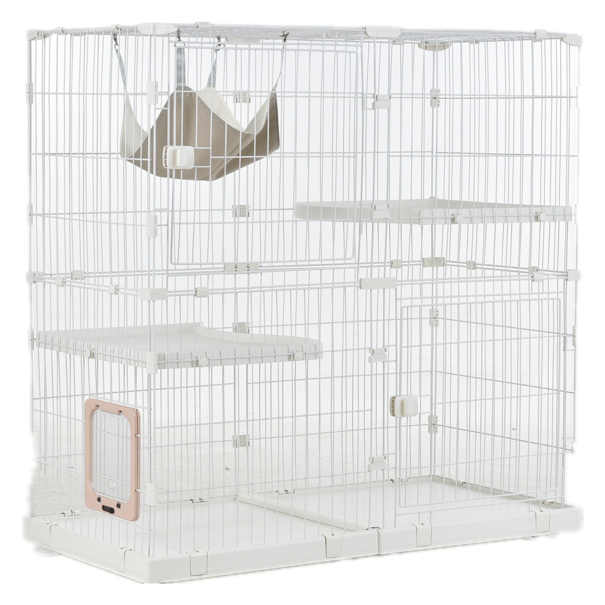 【大好評!最安値挑戦!】猫 ケージ キャットケージ 2段 幅広設計 自由組み合わせ 猫ドア付き ハンモック付き 大型 猫ゲージ 高級感 おしゃれ キャットハウス ネコ ハウス 多段 留守番 保護 脱走 【大好評!最安値挑戦!】猫 ケージ キャットケージ 2段 幅広設計 自由組み合わせ 猫ドア付き ハンモック付き 大型 猫ゲージ 高級感 おしゃれ キャットハウス ネコ ハウス 多段 留守番 保護 脱走