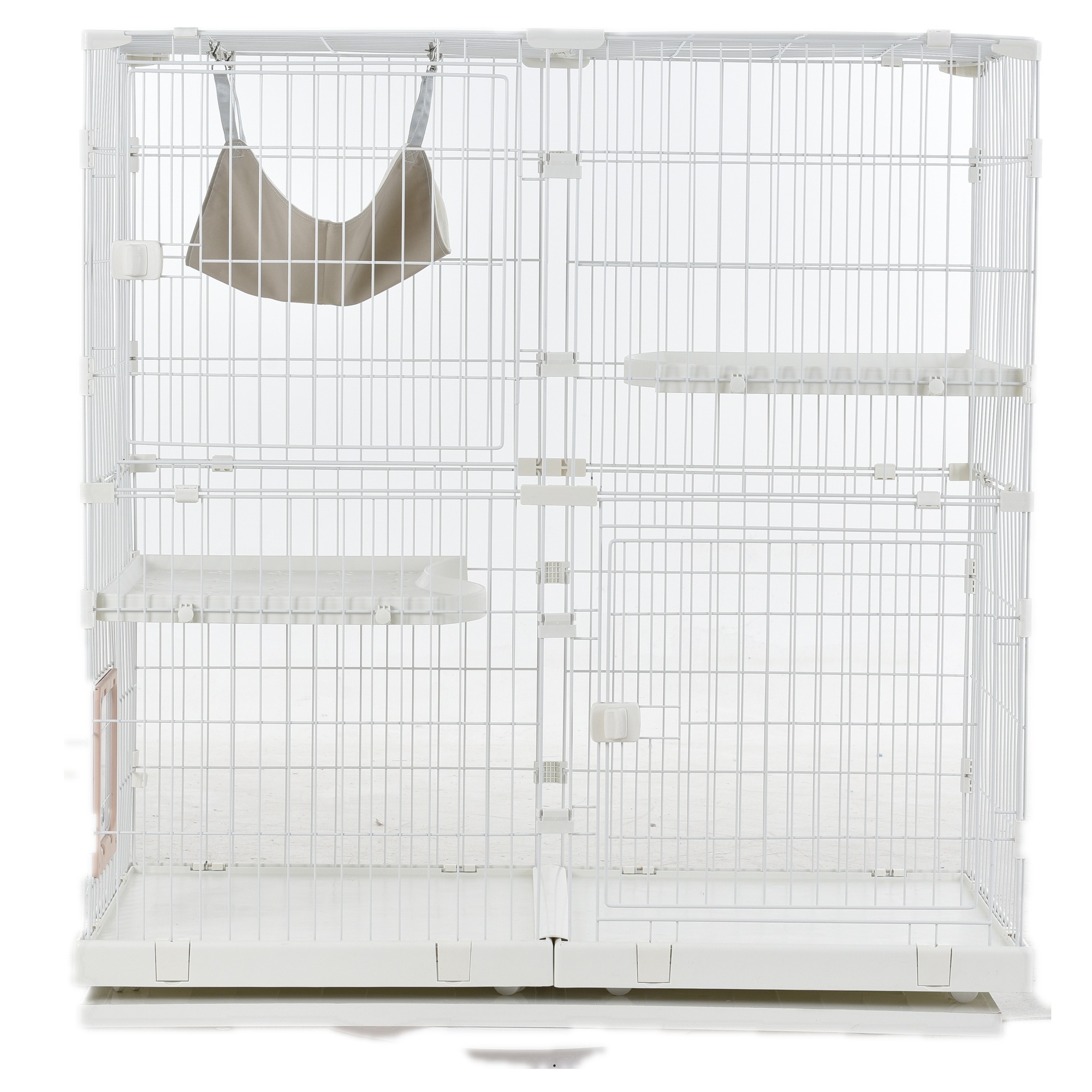 【大好評!最安値挑戦!】猫 ケージ キャットケージ 2段 幅広設計 自由組み合わせ 猫ドア付き ハンモック付き 大型 猫ゲージ 高級感 おしゃれ キャットハウス ネコ ハウス 多段 留守番 保護 脱走 【大好評!最安値挑戦!】猫 ケージ キャットケージ 2段 幅広設計 自由組み合わせ 猫ドア付き ハンモック付き 大型 猫ゲージ 高級感 おしゃれ キャットハウス ネコ ハウス 多段 留守番 保護 脱走