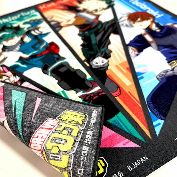 Qoo10] ハンカチ 僕のヒーローアカデミア ヒロア