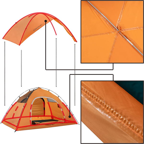 Clostnature キャンプ テント 二人用 バックカントリー 軽量 テント