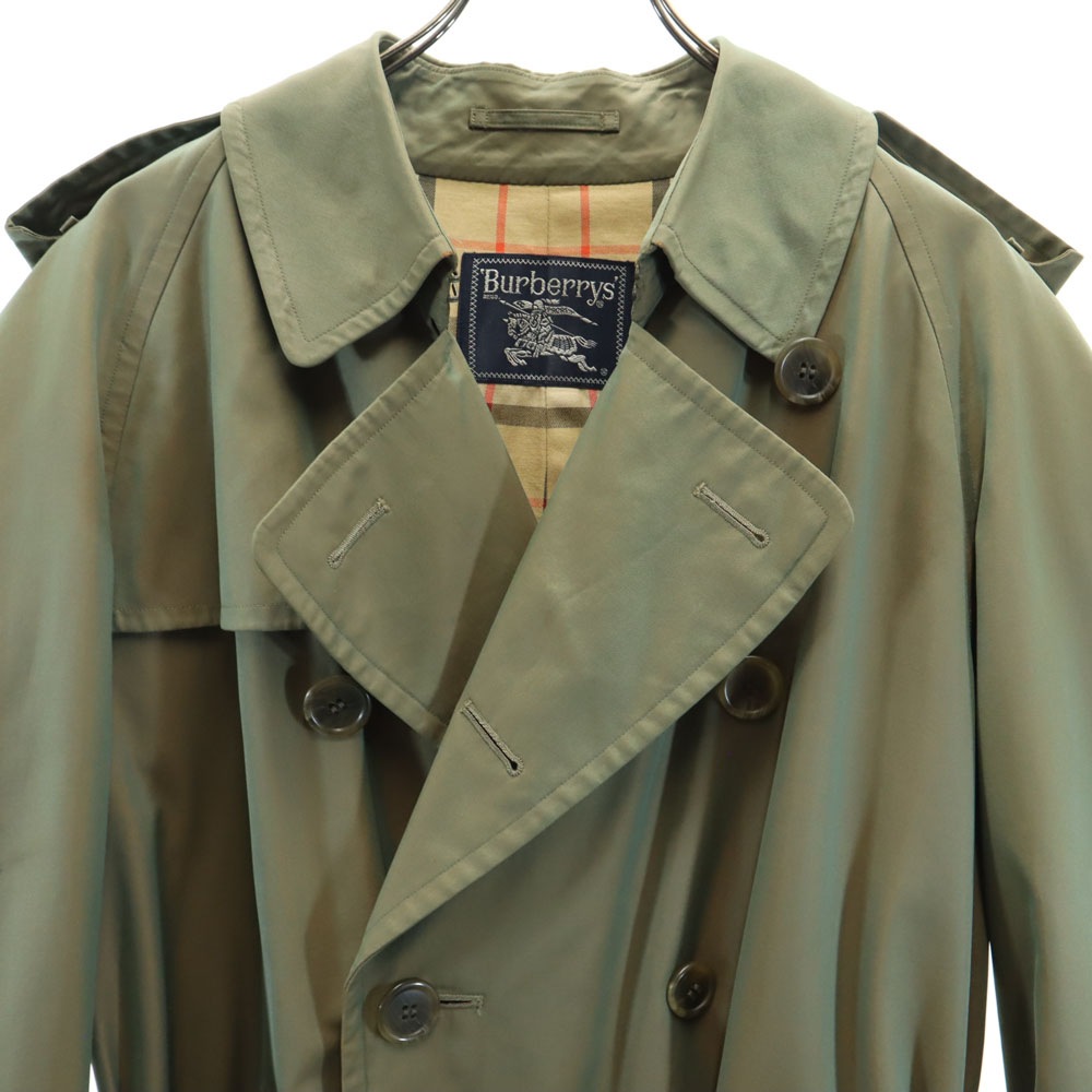 バーバリーズ 90s オールド トレンチコート カーキ Burberrys メンズ バーバリーズ 90s オールド トレンチコート カーキ Burberrys メンズ