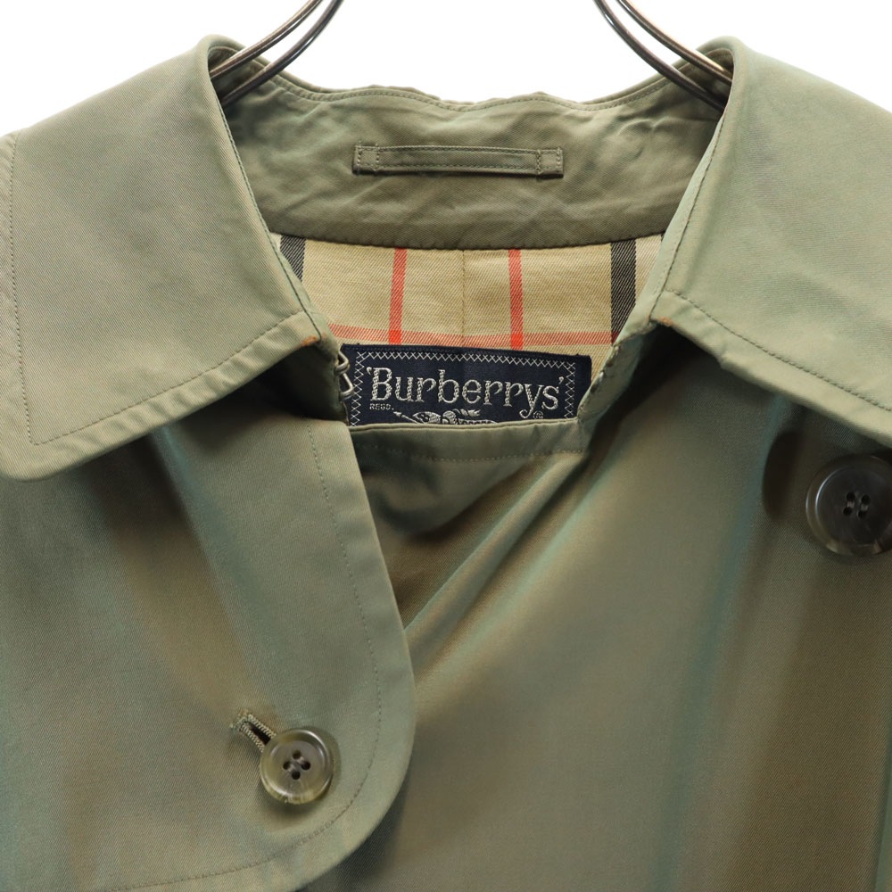 バーバリーズ 90s オールド トレンチコート カーキ Burberrys メンズ バーバリーズ 90s オールド トレンチコート カーキ Burberrys メンズ