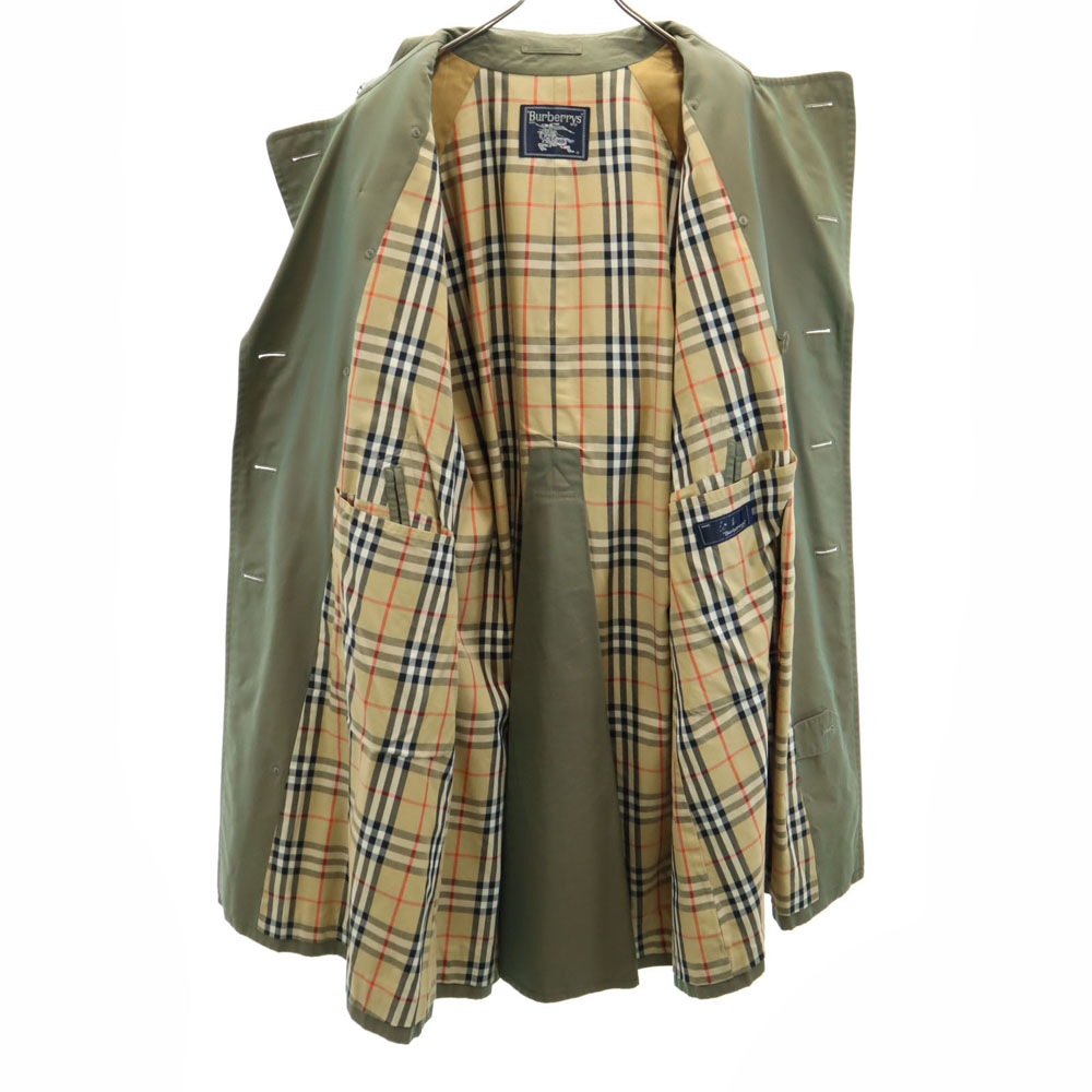 バーバリーズ 90s オールド トレンチコート カーキ Burberrys メンズ バーバリーズ 90s オールド トレンチコート カーキ Burberrys メンズ