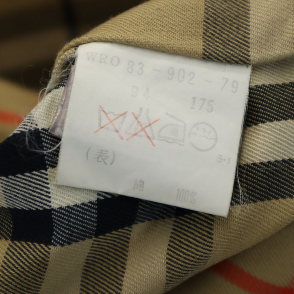 バーバリーズ 90s オールド トレンチコート カーキ Burberrys メンズ バーバリーズ 90s オールド トレンチコート カーキ Burberrys メンズ