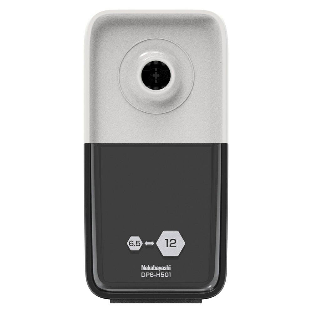 （まとめ買い）太い鉛筆も削れる手動鉛筆削り ホワイト DPS-H501WH [x3]