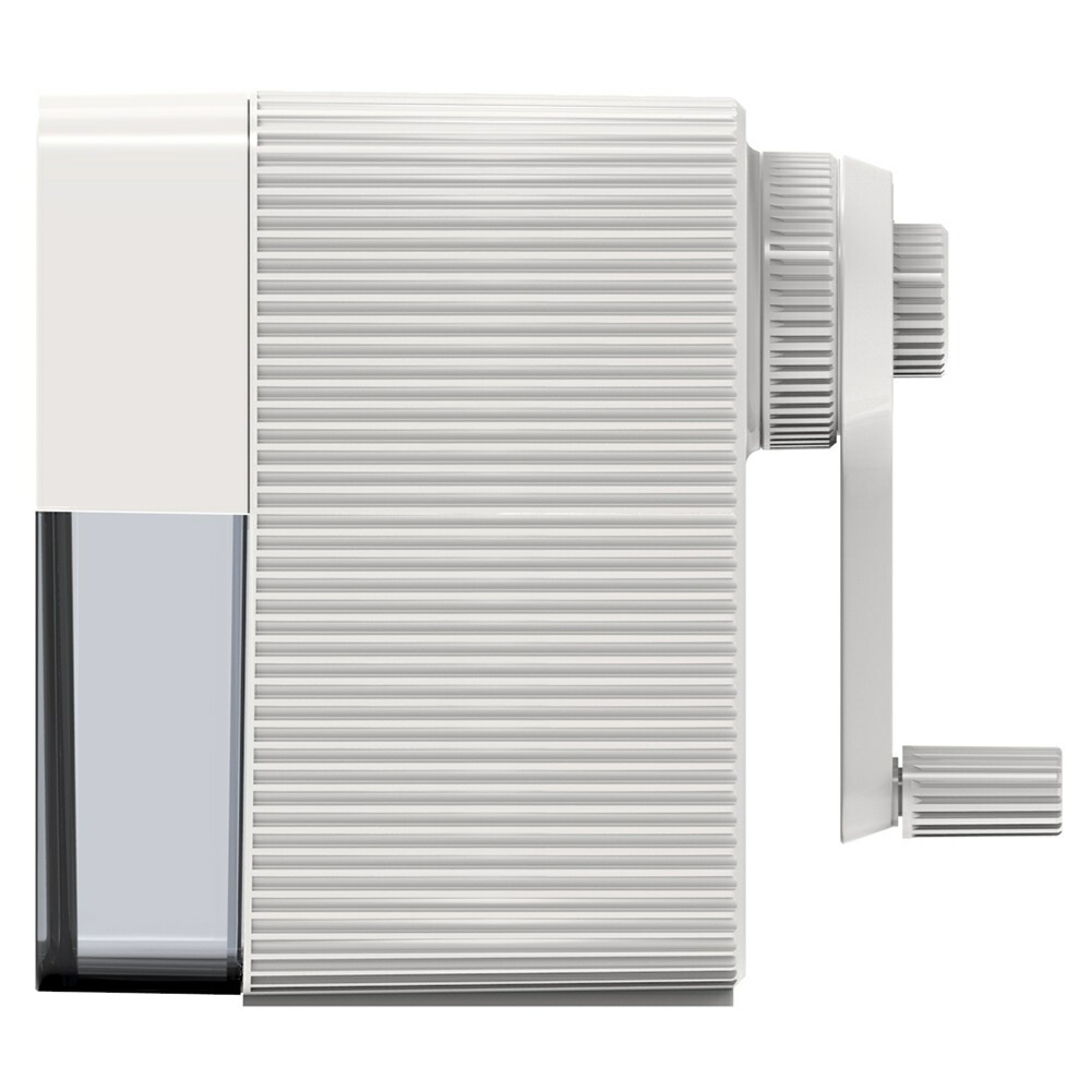 （まとめ買い）太い鉛筆も削れる手動鉛筆削り ホワイト DPS-H501WH [x3]