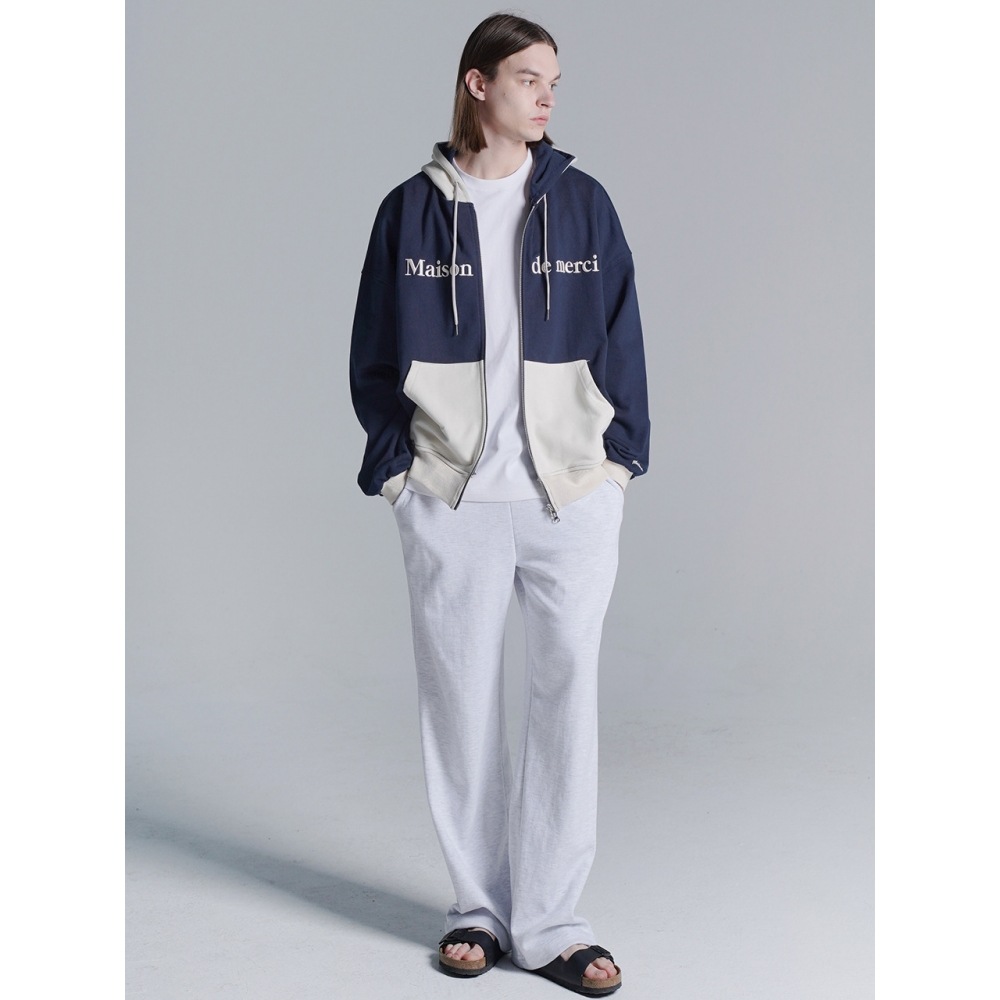 FABULOUS ARCHIVE UNISEXメゾンスウェットワイドパンツアッシュグレー(FCD1PT301M) FABULOUS ARCHIVE UNISEXメゾンスウェットワイドパンツアッシュグレー(FCD1PT301M)