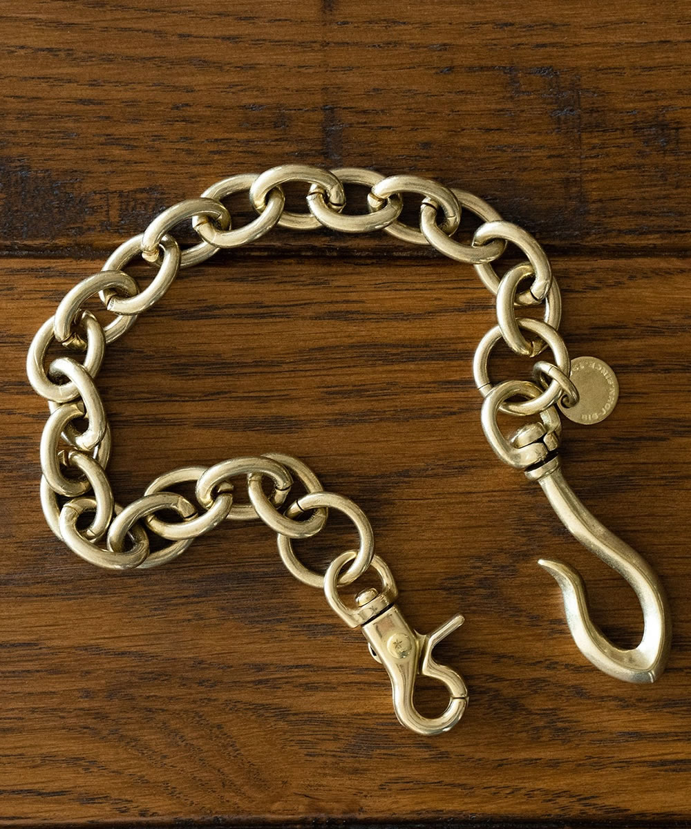 ショートタイプ ビッグジョン 真鍮ブラス製 ウォレットチェーン ショート 財布用コード チェーン アメカジ アクセサリー 経年変化 ショートタイプ ビッグジョン 真鍮ブラス製 ウォレットチェーン ショート 財布用コード チェーン アメカジ アクセサリー 経年変化