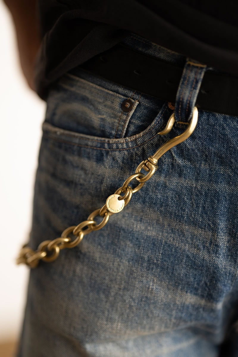 ショートタイプ ビッグジョン 真鍮ブラス製 ウォレットチェーン ショート 財布用コード チェーン アメカジ アクセサリー 経年変化 ショートタイプ ビッグジョン 真鍮ブラス製 ウォレットチェーン ショート 財布用コード チェーン アメカジ アクセサリー 経年変化